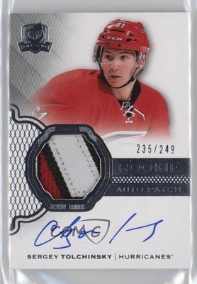 2016-17 Upper Deck The Cup Rookie 235/249 Sergey Tolchinsky #129 Patch Auto 0us5