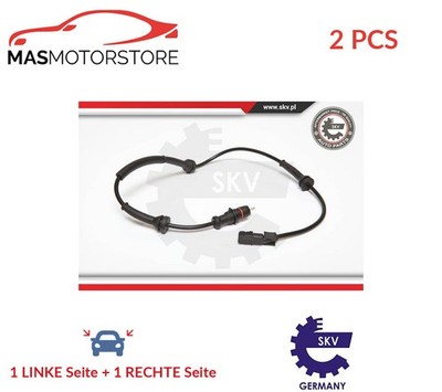ABS SENSOR DREHZAHLFÜHLER PAAR VORNE SKV GERMANY 06SKV187 2PCS P NEU