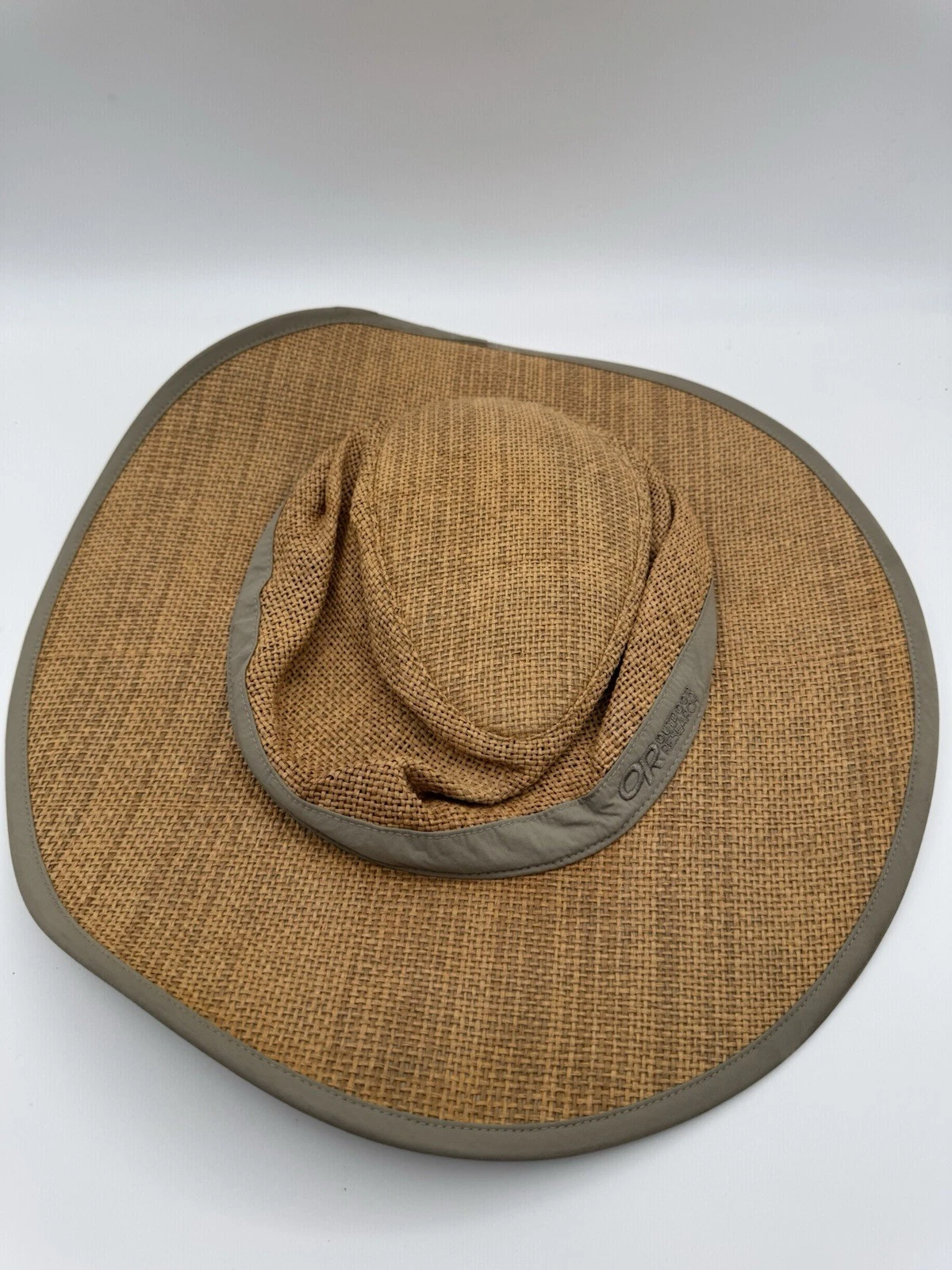 Outdoor Research Papyrus Brim Sun Hat Tan Gray Men's L