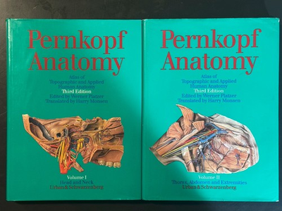 #ad #ad Pernkopf Anatomy Third Edition Final and Best Complete in 2 volumes $1395.00