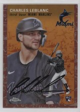2023 Topps Chrome Platinum Anniversary 18/75 Charles Leblanc #66 0nr3
