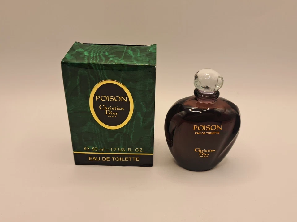 Christian Dior POISON 女士香水 50 毫升淡香水复古停产 — 第 2/4 张图片