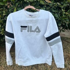 White fila crewneck sweatshirt