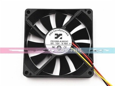 1 PCS ARX Cera Dyna FAN FD1280-A3033C DC12V 8015 8CM 3 wire cooling fan #hj