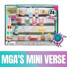 MGA's Mini Verse Make it Mini Food Tasty Treats 25 Pieces Brand New