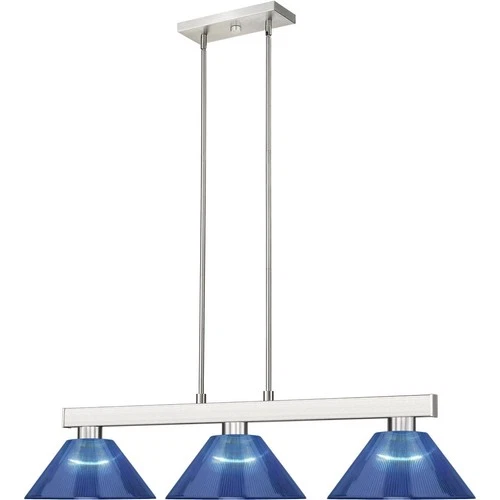 Z-Lite 152BN-ARDB Cobalt Billiard Light Brushed Nickel - Picture 3 of 5
