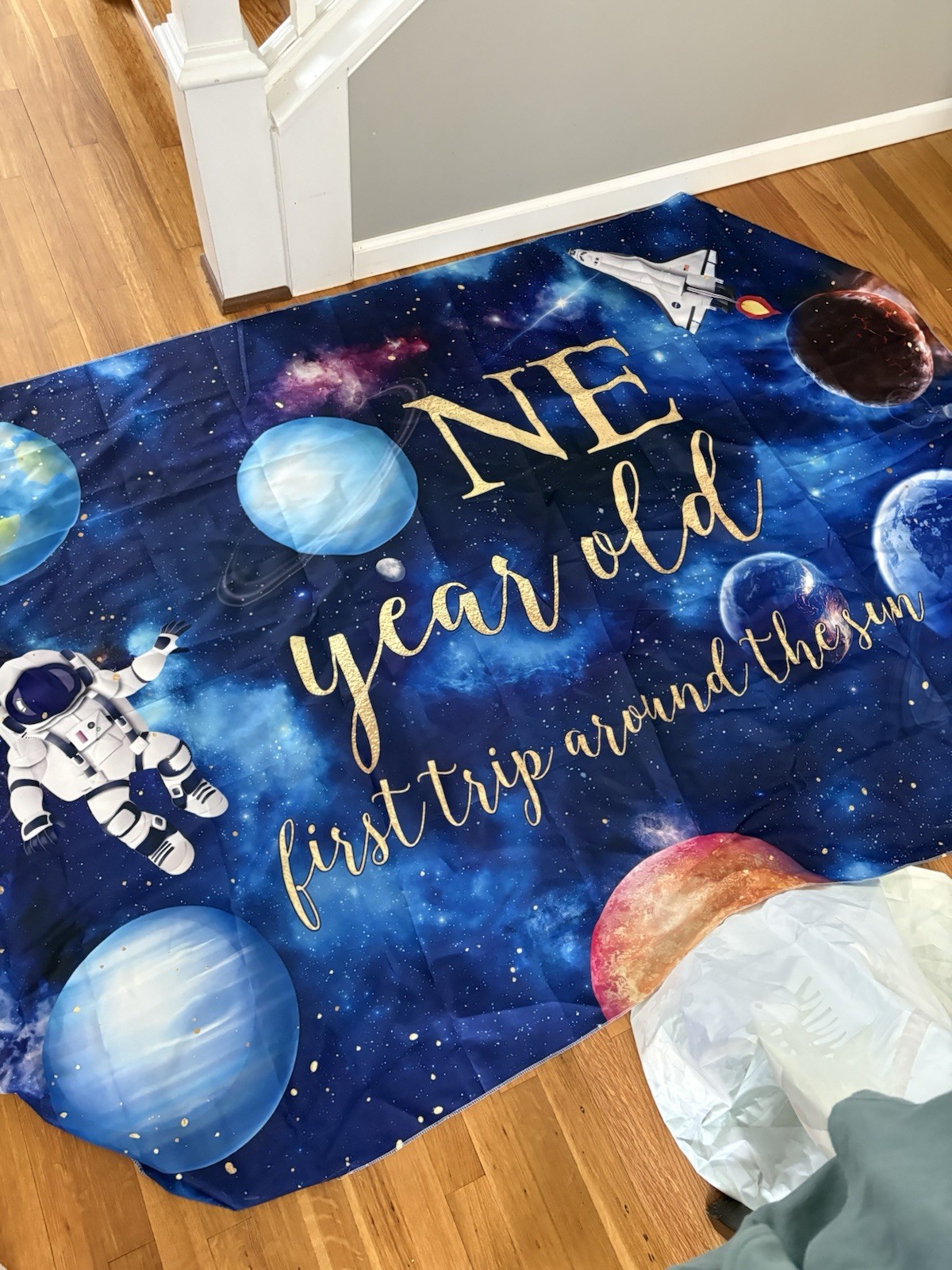 One Year Around The Sun Celebration Banner