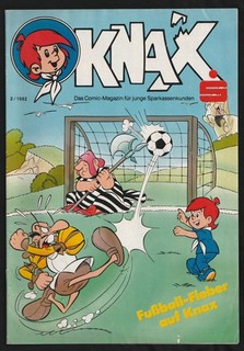 KNAX Comic Magazin Nr. 2 von 1982 mit Treffpunkt Suchliste