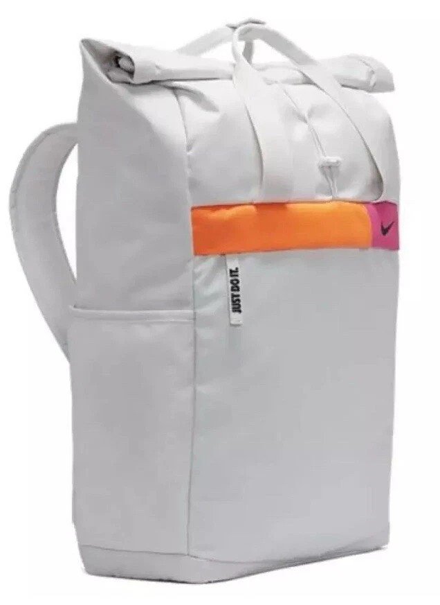 Nike Radiate Backpack Bag White Orange Pink One Size AUTHENTIC NEW