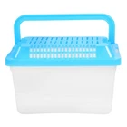  Portable Plastic Fish Tank Small Turtle Aquarium and Ponds Office