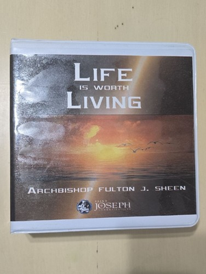 #ad Venerable Archbishop Fulton Sheen Life is Worth Living 18 CD set $64.99