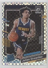 2023 Panini Donruss Optic Rated Rookie Checkerboard Prizm Julian Strawther 1ne5