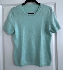 100 Cashmere Blue Sweater Pullover Women's Size M  P 