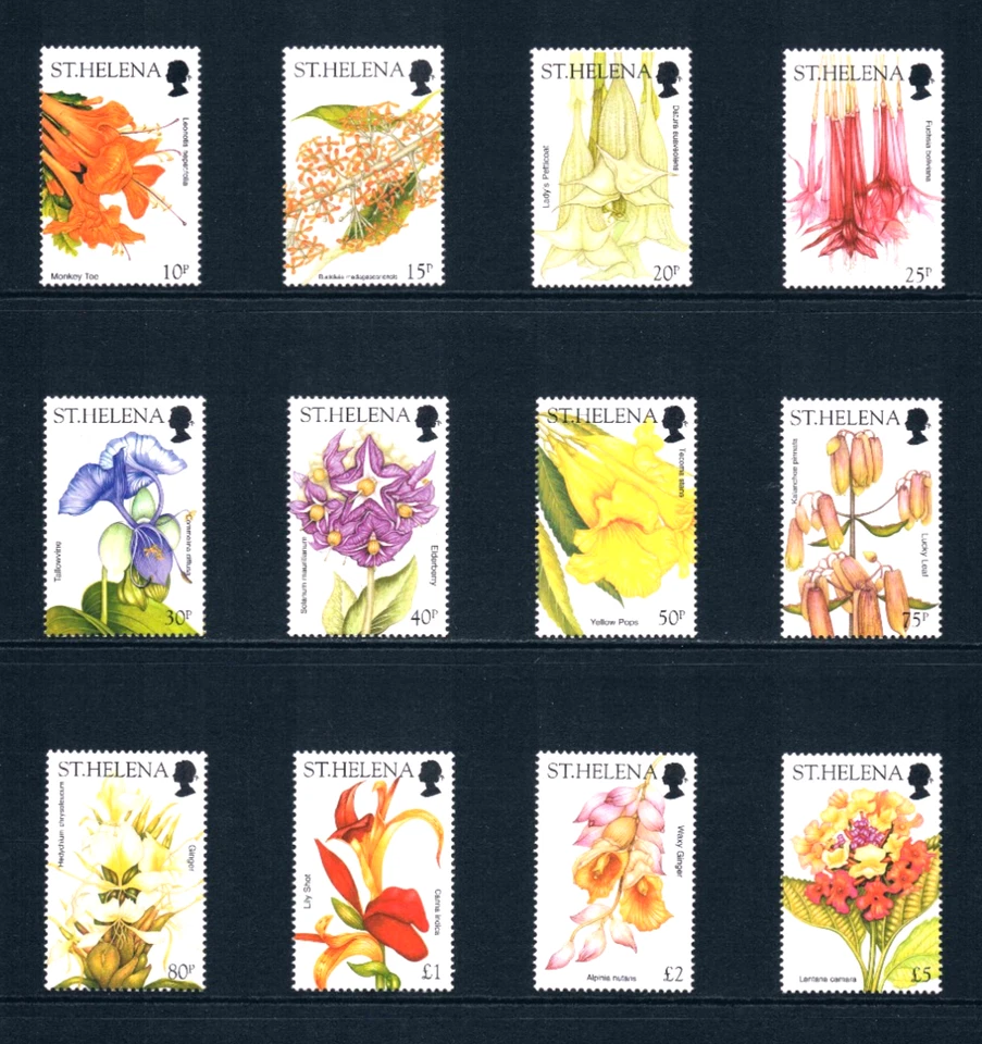Valor Scott de $44,70 - 2003 flores de Santa Helena naturaleza definitivas MNH NH UMM Foto 3 de 4