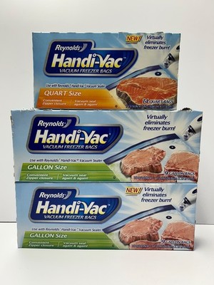 Reynolds Handi-Vac Vacuum Freezer Bags 23 Quart 14 Gallon Size Discontinued