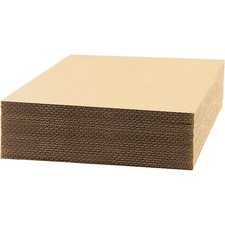 25 Pack Corrugated Cardboard Sheets Flat Cardboard Pads Packing Mailing Moving