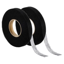 2 Rolls 80 Yard 3/5 Inch Iron-on Hemming Tape Stitch Witchery Hem Black