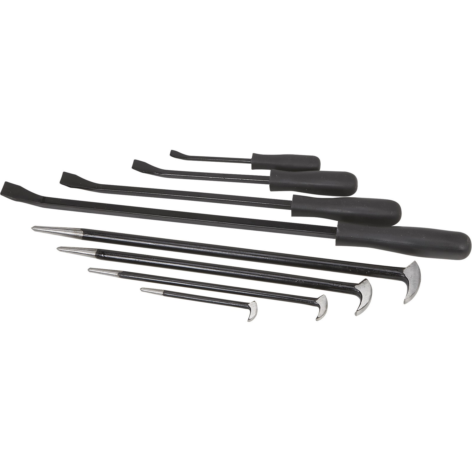 Klutch Pry Bar Set, 8-Pc.