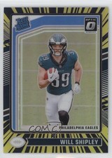 2024 Panini Donruss Optic Rated Rookie Electricity Prizm 57/75 Will Shipley 0rd2