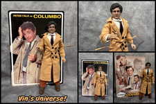 Custom 8" Mego Peter Falk as LT Frank Columbo Action Figure