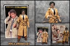 Custom 8" Mego Peter Falk as LT Frank Columbo Action Figure
