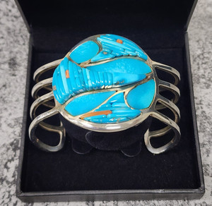 チ*ー様 NAVAJO Pete Sierra インレイ　ターコイズ　カフ　バン Pete Sierra | eBay