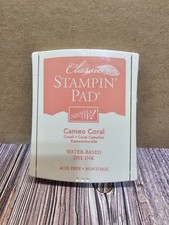 STAMPIN' UP CAMEO CORAL Classic Ink pad NEW NEVER OPENED Water Based Ink