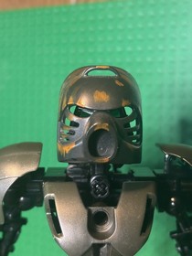 LEGO Bionicle Shadow Toa Nuva Infected Makuta 8534 Black Kanohi Hau Custom  Moc
