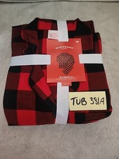 Wondershop Women's Holiday Buffalo red Check Plaid Flannel Pajama Set - size XS
