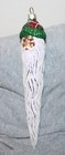 Patricia Breen Ornament SANTA ICICLE  Red Green Theme NORDSTROM Christmas Plaid — photo 4