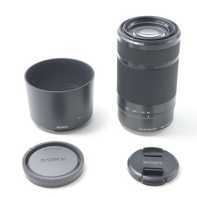 Sony E 55-210mm F/4.5-6.3 OSS Zoom Lens SEL55210 Black E Mount[Mint]#6006