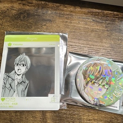 Noragami Streunergott Kazuma Animate Abzeichen und SNS Acryl Karten Set Offiziell