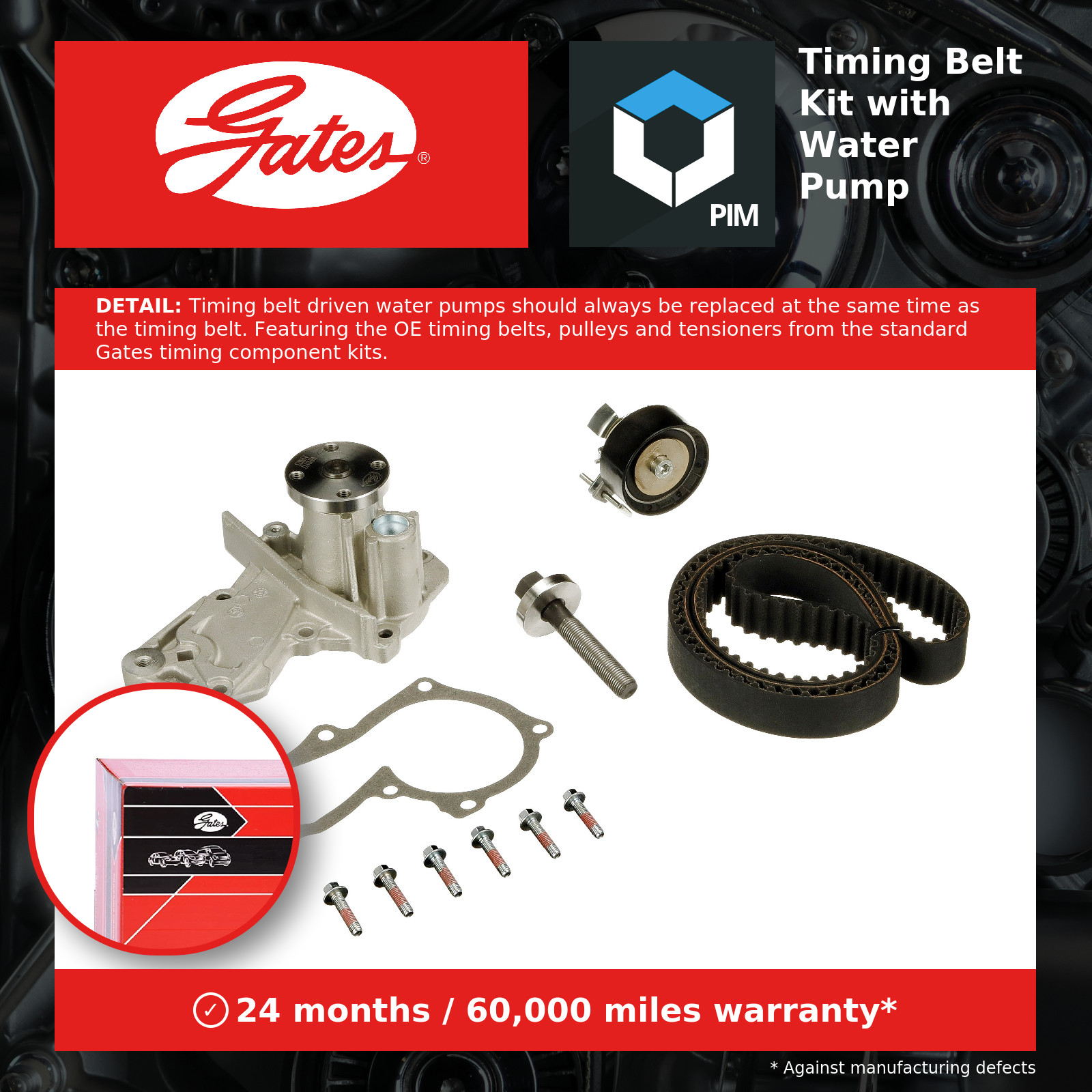 2x ✅Fits GATES-ZESTAWY KP25669XS TIMING BELT KIT +PUMP ⭐UK Seller⭐ - Image 28
