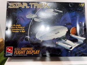 AMT Ertl Star Ship Enterprise  - 3 Different Ships