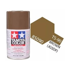 Tamiya TS-90 Brown JGSDF Lacquer Spray Paint, 100ml 85090