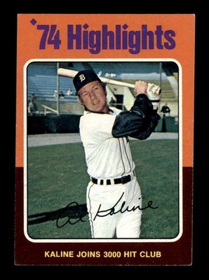1975 Topps #4 Al Kaline HL EX X3626958