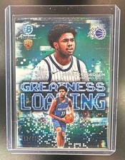 2025-26 Bowman #GL-25 Jase Richardson RC Greatness Loading Aqua Refractor /125