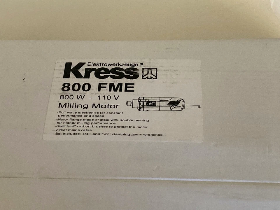 Router motor fresado KRESS FME 800 800W 110 voltios-nuevo Alemania Foto 2 de 4