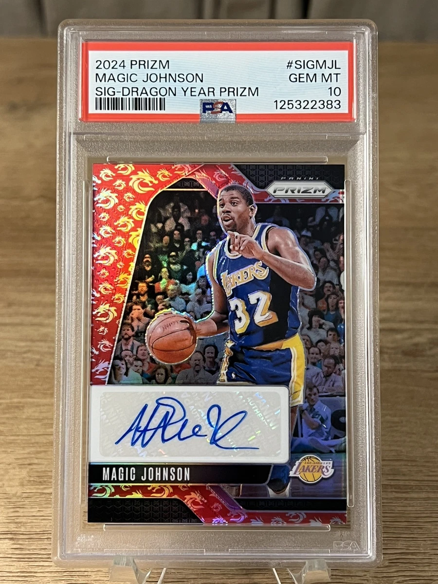 Magic Johnson Professional Sports Authenticator (PSA) Basketball