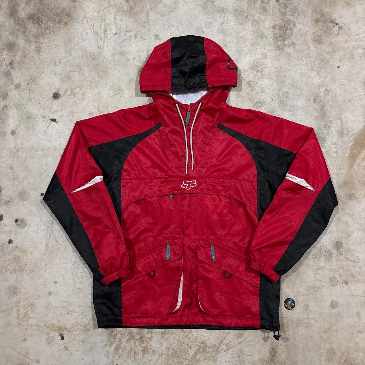 Vintage Y2K Fox Racing windbreaker/snow/winter jacket Size L