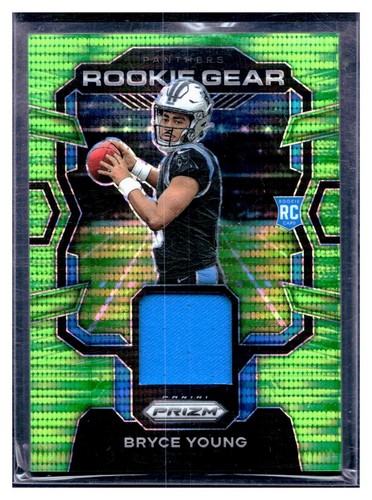 Bryce Young [Green] #RG-BY 2023 Panini Prizm Rookie Gear card