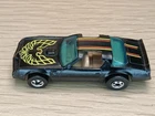 Vintage Hot Wheels Blackwall Hot Bird Flying Colors 1978 Black Pontiac Trans Am