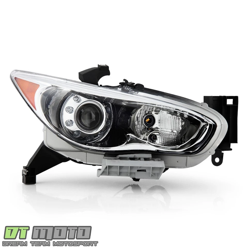 For 2014-2015 QX60 HID/Xenon Projector Headlight Headlamp Right Passenger Side - Image 2 of 4