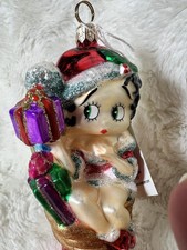 Kurt Adler Betty Boop, Bootful Betty Polonaise Christmas Ornament Gorgeous Ret’d