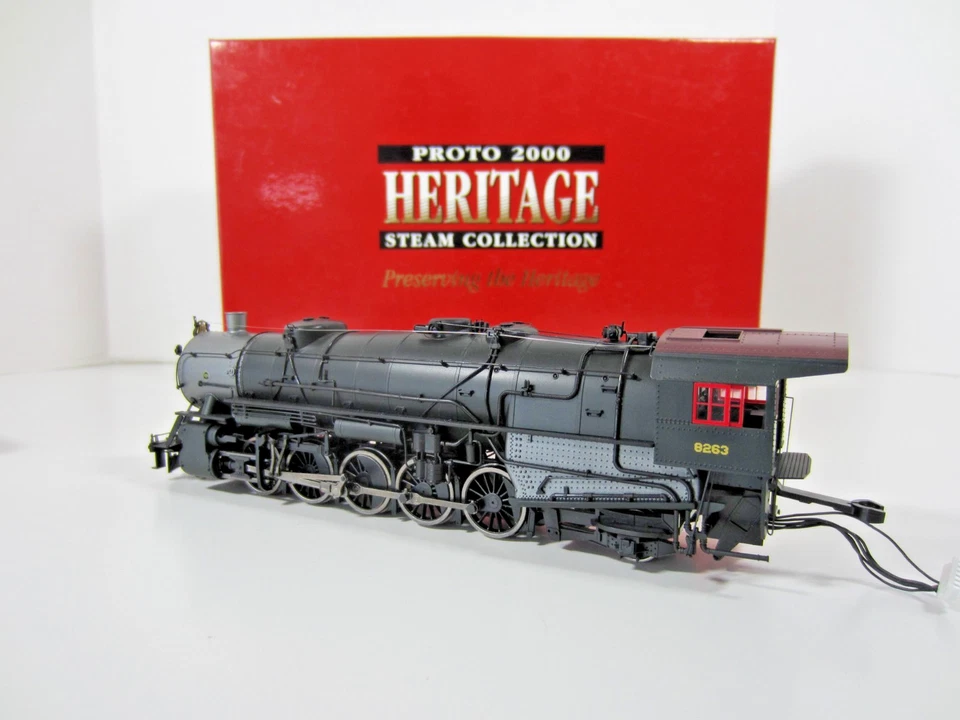 Walthers Proto 2000 920-60002 PRR 2-10-2 Steam Locomotive #8263 - Image 4 of 4