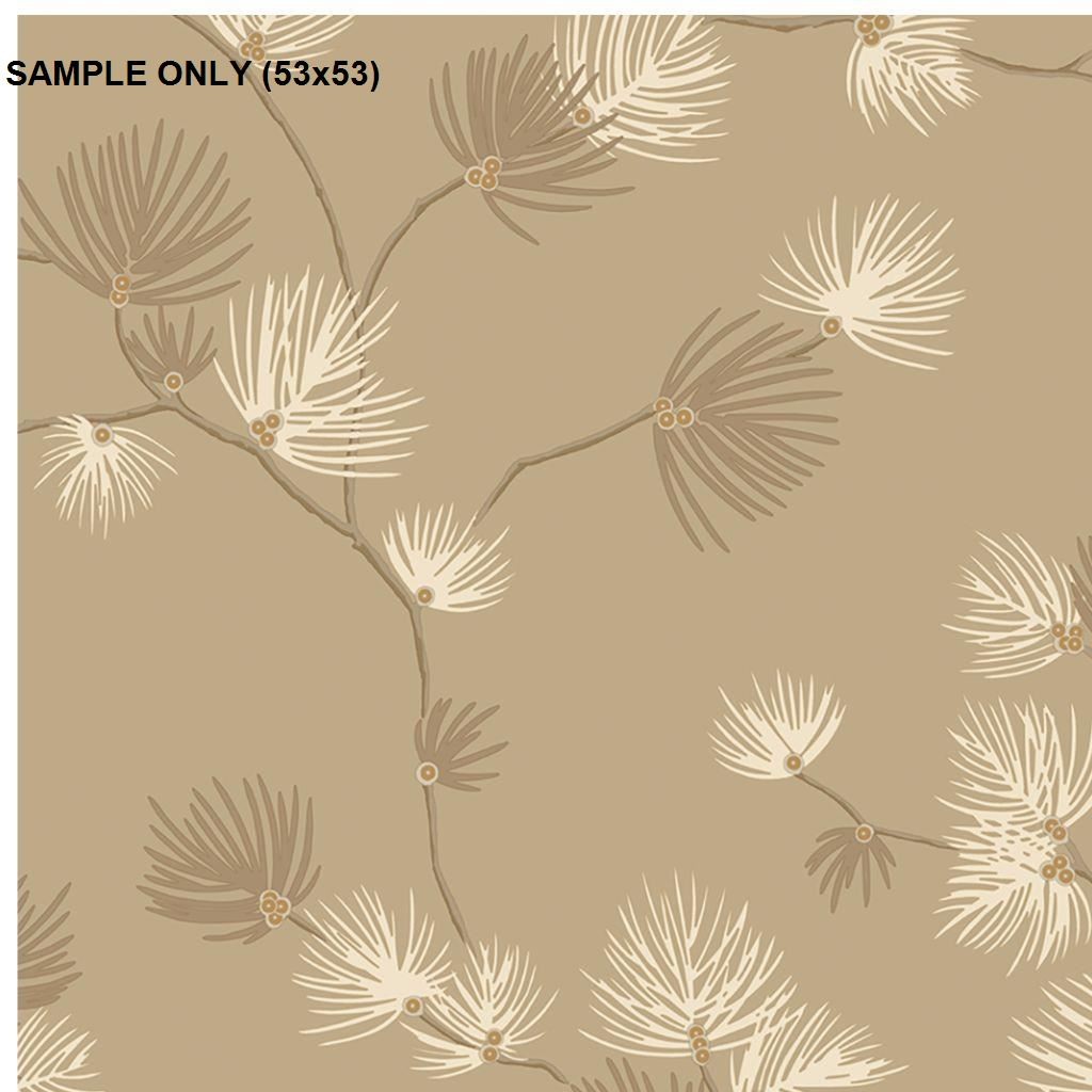 ** SAMPLE Belgravia Valentino Pine Trail Champagne Wallpaper (53x53)