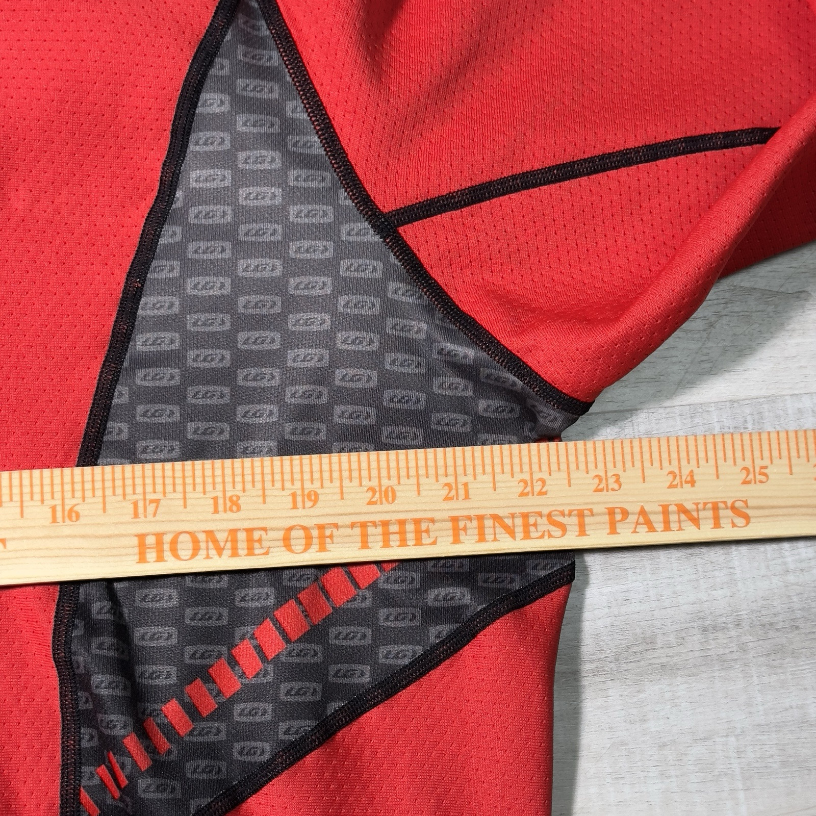 Garneau Mens Cycling Jersey Red 3XL Elite ProVent Biking Outdoor Stretch 1/4 Zip