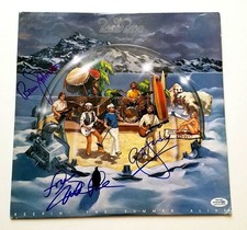 Beach Boys Signed X3 Autographed Album Cover  LP ACOA