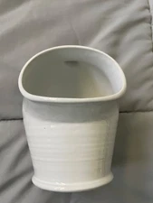 HONITON C69 SALT PIG Made in ENGLAND, White Ceramic, 7.25" tall