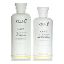 Keune Care Vital Nutrition Shampoo 10.1oz/300ml & Conditioner 8.5oz/250ml